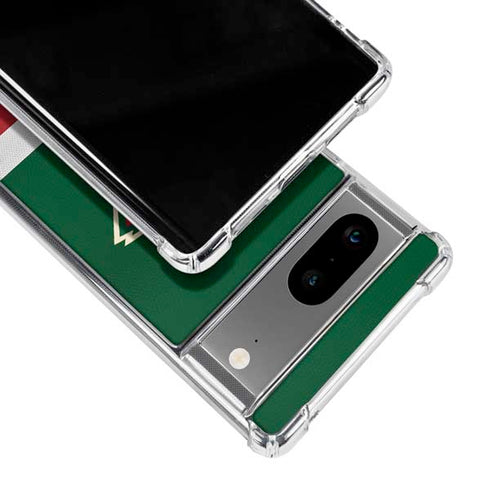 NHL Minnesota Wild Jersey Google Pixel 8 Clear Case